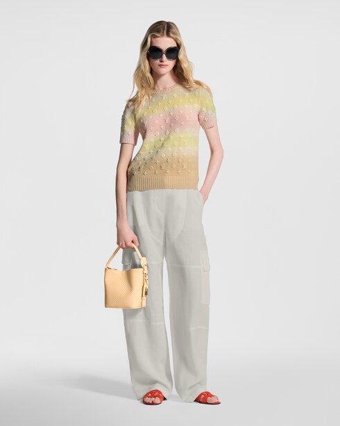 3D Monogram Tie Dye Knit Top in Women's Ready to Wear Tops collections by Louis Vuitton