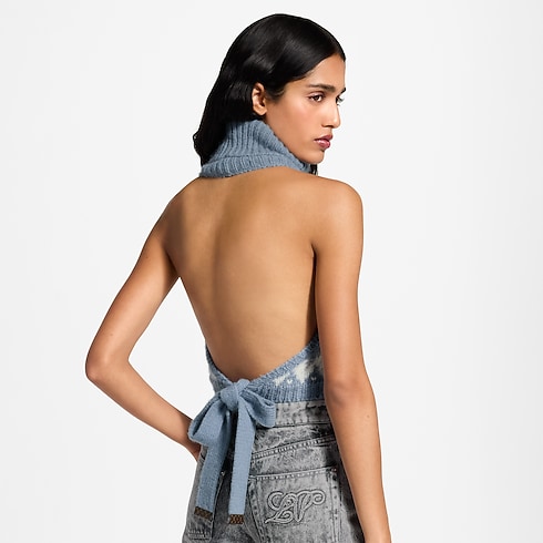 Alpine Knit Crop Top in Women's Ready-to-Wear Tops and Shirts collections by Louis Vuitton (Product zoom)
