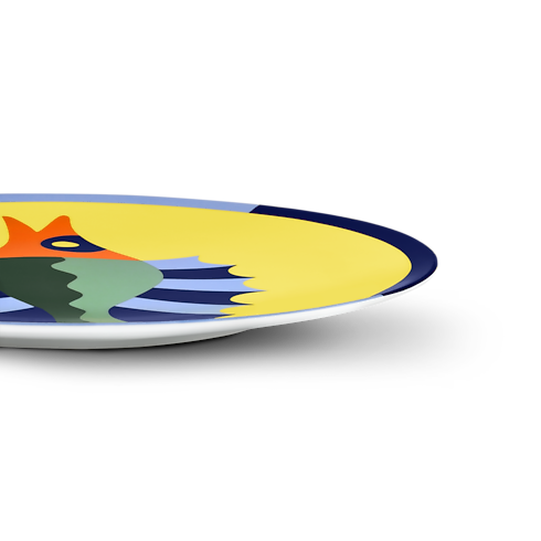 Animali Fantastici Fish Dinner Plate in Trunks, Travel and Home's Home and Art of Dining Art of Dining collections by Louis Vuitton (Product zoom)