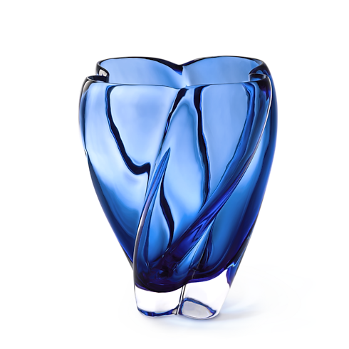 Blossom Vase GM Blue front view