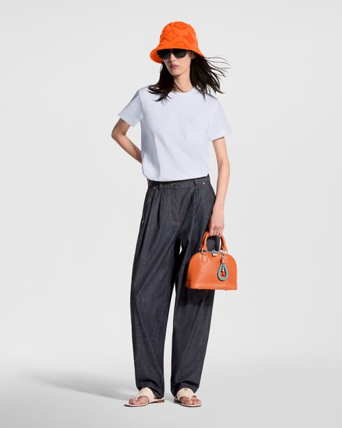 Broderie Anglaise Pocket T-Shirt in Women's Ready to Wear Tops collections by Louis Vuitton