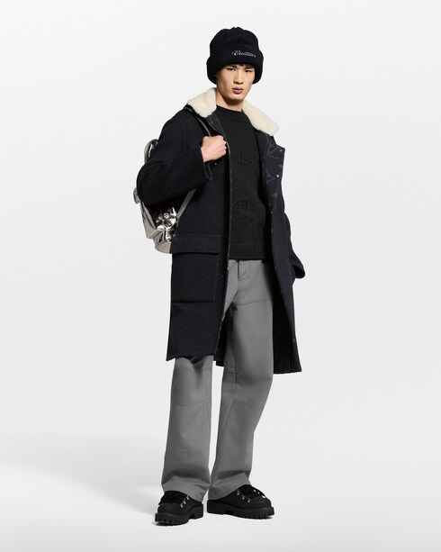 山羊絨絲質混紡雙面大衣 in 全新系列's 男士系列 LV Ski 系列 collections by Louis Vuitton