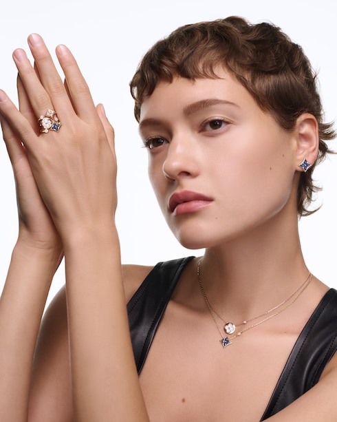 Color Blossom Mini Star Ring, Yellow Gold, Sodalite and Diamond in Jewelry's Categories Rings collections by Louis Vuitton