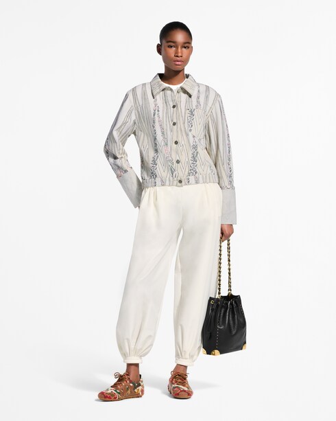 Cotton Poplin Balloon Pants in New's For Women Spring-Summer 2026 Collection collections by Louis Vuitton