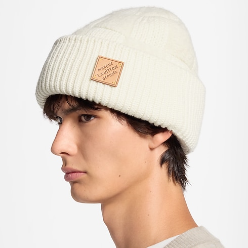 Damier Cloud Beanie S00 in Men's Accessories Hats, Beanies and Gloves collections by Louis Vuitton (Product zoom)