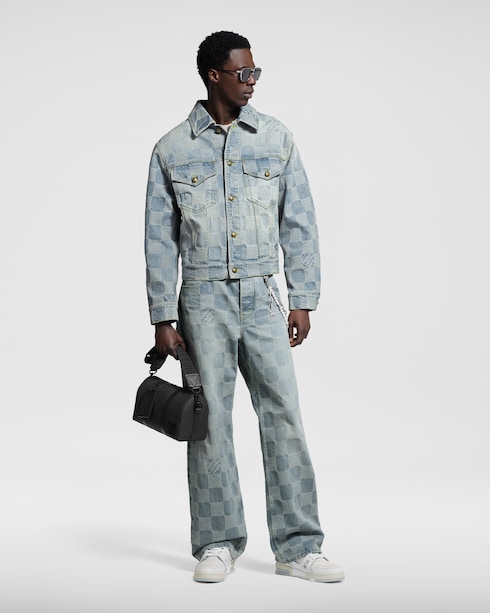 Damier Denim Skate Pants in Men's Ready-to-Wear All Ready-to-Wear collections by Louis Vuitton