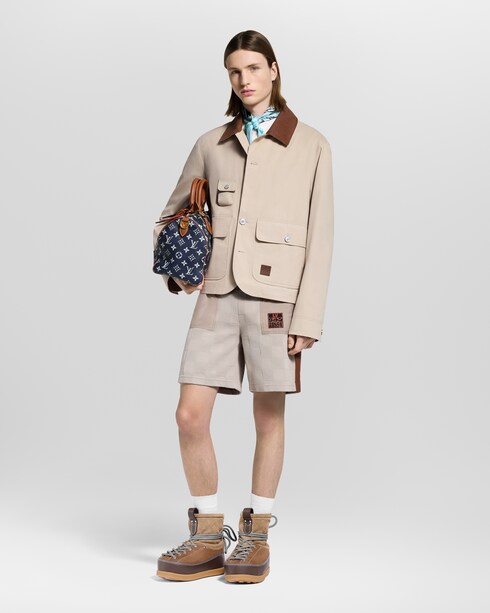 Damier Hybrid Workwear Shorts in New's For Men Fall-Winter 2025 Show collections by Louis Vuitton