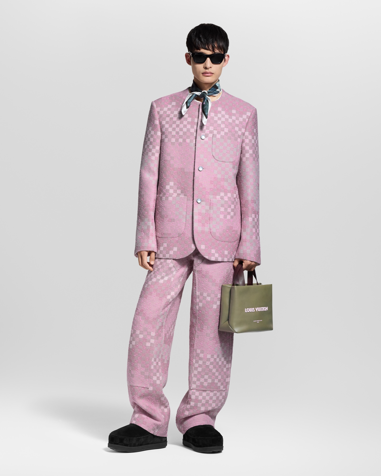 Damier Koi Bandana . in Men's Accessories Silk and Bandanas collections by Louis Vuitton