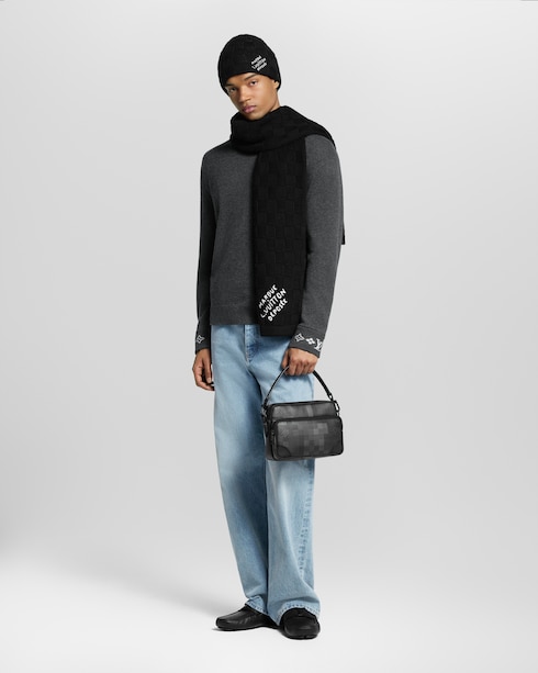 Damier Snug Beanie S00 in Pria's Aksesori Topi dan Sarung Tangan collections by Louis Vuitton