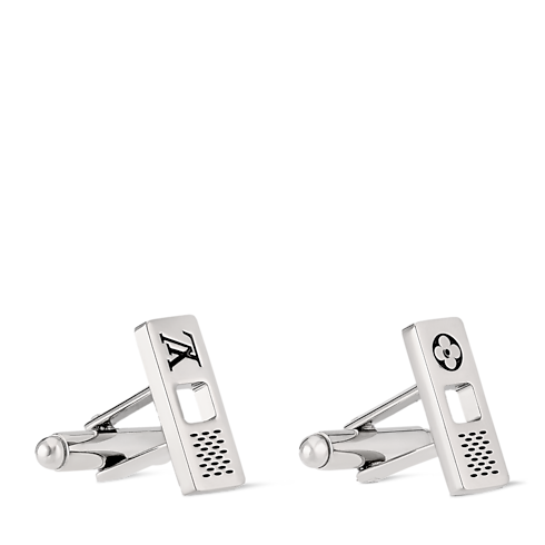 Damier Staples Cut Out Cufflinks S00 in Men's Fashion Jewelry All Fashion Jewelry collections by Louis Vuitton (Product zoom)