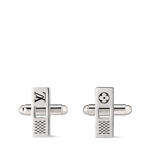 Damier Staples Cut Out Cufflinks S00 in Men's Fashion Jewelry All Fashion Jewelry collections by Louis Vuitton (Product zoom)