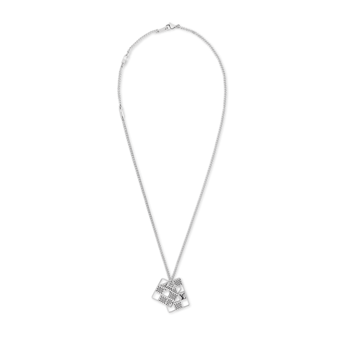 Damier Staples Cut Out Pendant S00 in Men's Fashion Jewelry Necklaces collections by Louis Vuitton (Product zoom)