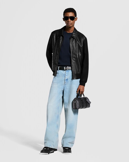 Debossed Monogram Mix Leather Blouson in New's For Men New Formal collections by Louis Vuitton