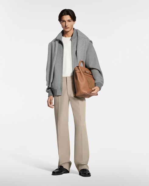 Double Face Cashmere-Wool Track Top in New's For Men LV Trunk Edition collections by Louis Vuitton