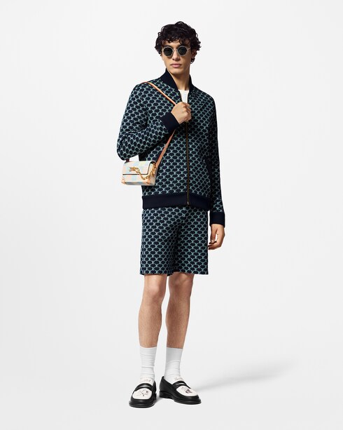Double Face Cotton Jersey Bomber in Men's Discontinued Product Obs 15 collections by Louis Vuitton