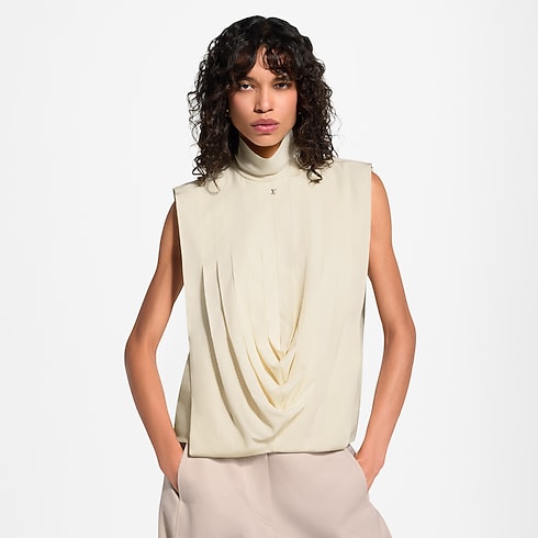 Drape Front Top in Women's Ready-to-Wear Tops and Shirts collections by Louis Vuitton (Product zoom)