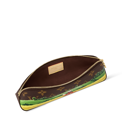 Elizabeth pencil pouch Carnets de Palace S00 in Trunks, Travel and Home's Books and Stationery Office and Writing collections by Louis Vuitton (Product zoom)
