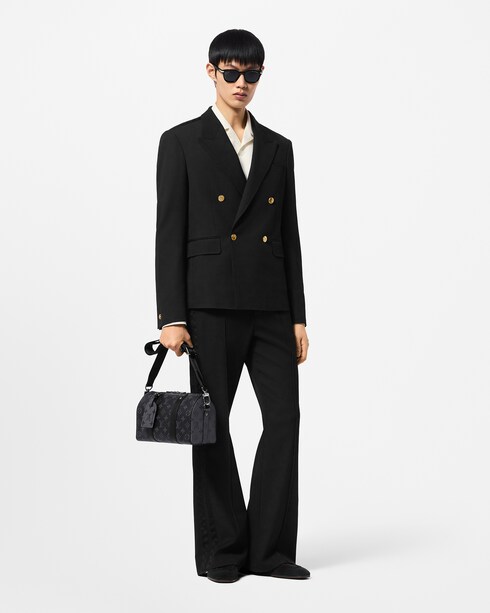 Embellished Open Collar Long-Sleeved Shirt in Men's Discontinued Product Obs 15 collections by Louis Vuitton