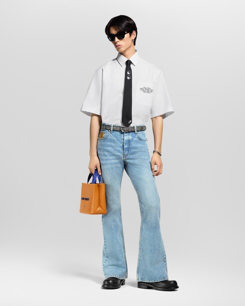 エンベリッシュド ショートスリーブシャツ メンズ ウェア(洋服)