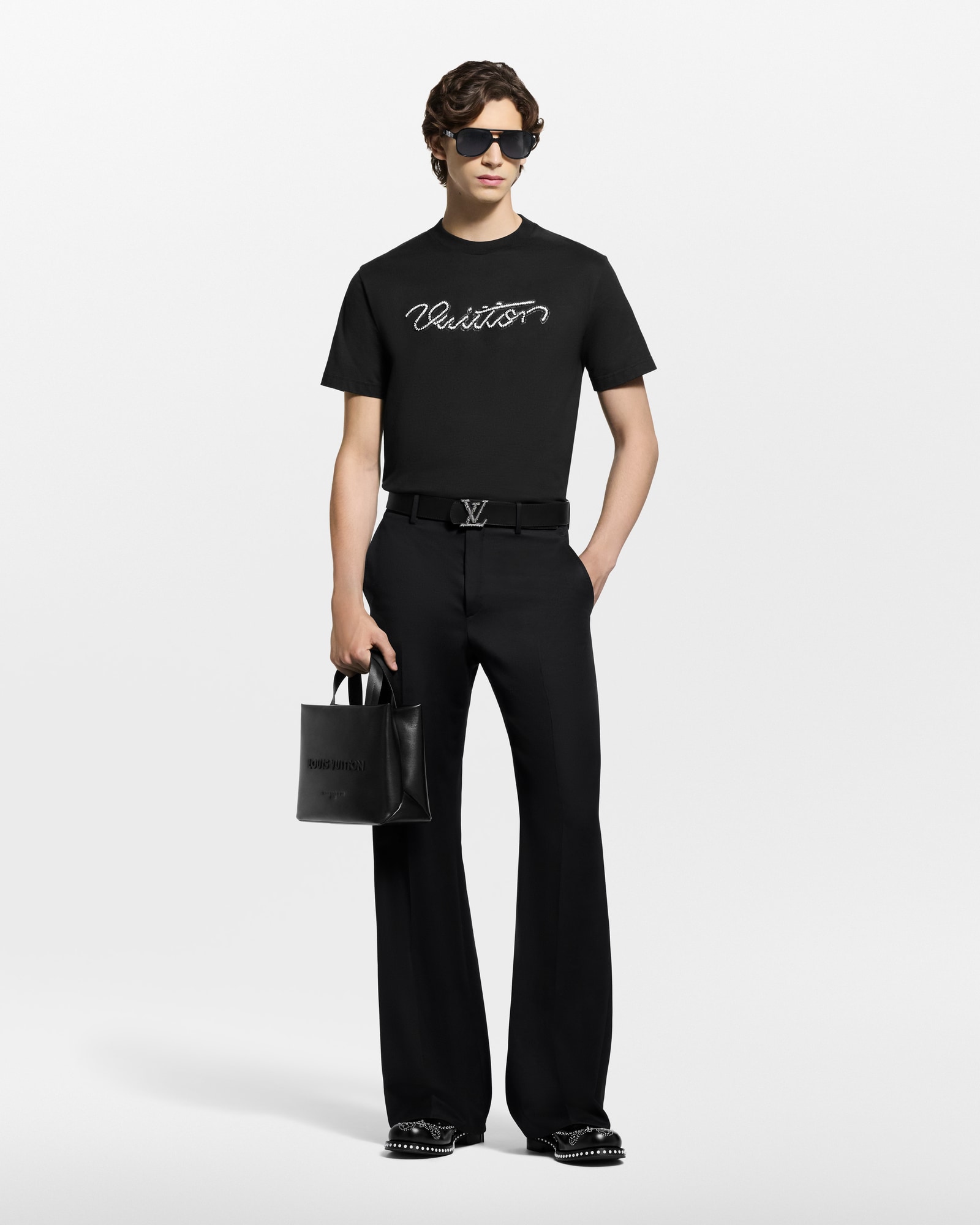 エンベリッシュド シグネチャー ショートスリーブTシャツ ｜ルイ 