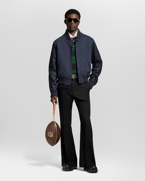Embossed Monogram Cotton Varsity Jacket in Les Extraordinaires's High-End Ready-to-Wear } collections by Louis Vuitton