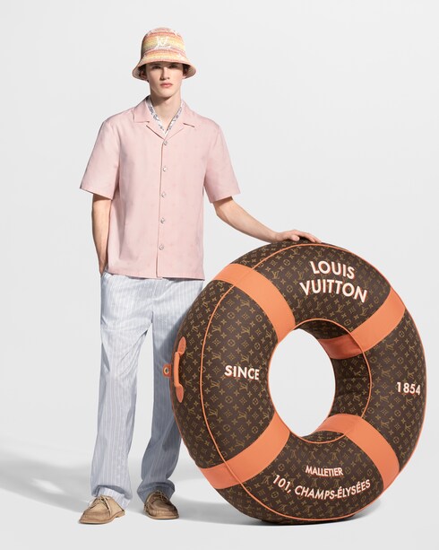 Áo Sơ Mi Ngắn Tay in Đồ Nam's Trang phục Áo sơ mi collections by Louis Vuitton