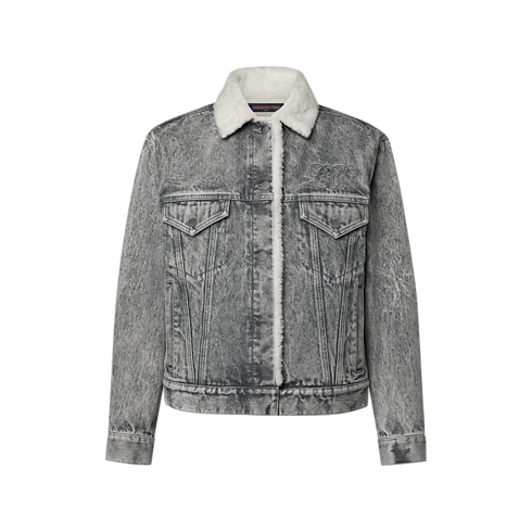 Fleece-Lined Denim Jacket in Women's Ready-to-Wear Coats and Jackets collections by Louis Vuitton (Product zoom)