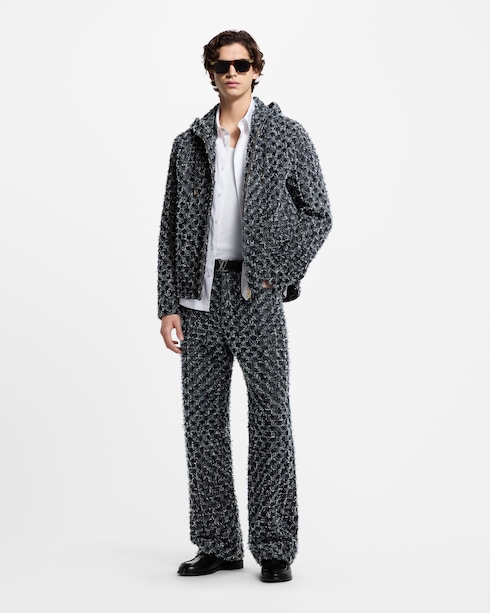 Flocked Monogram Denim Skate Pants in Men's Ready-to-Wear All Ready-to-Wear collections by Louis Vuitton