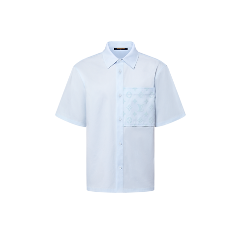 Flocked Cotton Cargo Shorts in Men's Discontinued Product Obs 15 collections by Louis Vuitton