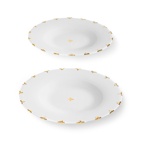 Flower Crown Set of 2 Dinner Plates in Home, Lifestyle and Library's Art of Dining } collections by Louis Vuitton (Product zoom)