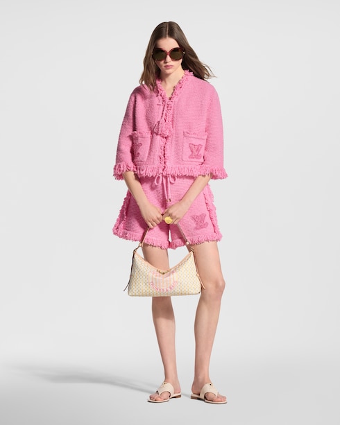 Fringe Hem Toweling Jacket in Women's Ready-to-Wear Knitwear collections by Louis Vuitton