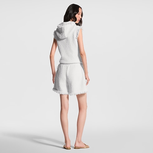 Fringe Hem Toweling Shorts in Women's Ready-to-Wear Skirts and Shorts collections by Louis Vuitton (Product zoom)