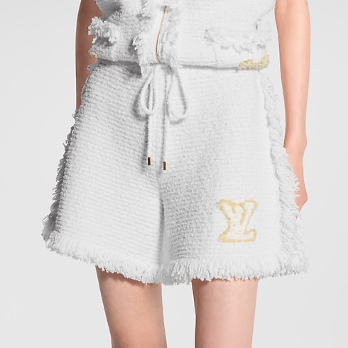 Fringe Hem Toweling Shorts in Women's Ready-to-Wear Skirts and Shorts collections by Louis Vuitton (Product zoom)