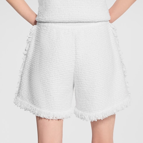 Fringe Hem Toweling Shorts in Women's Ready-to-Wear Skirts and Shorts collections by Louis Vuitton (Product zoom)