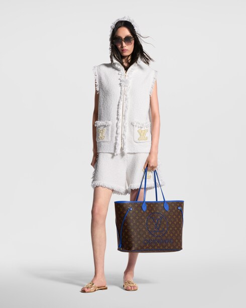 Fringe Hem Toweling Shorts in Women's Ready-to-Wear Skirts and Shorts collections by Louis Vuitton