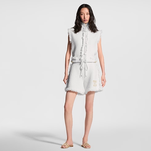 Fringe Hem Toweling Shorts in Women's Ready-to-Wear Skirts and Shorts collections by Louis Vuitton (Product zoom)