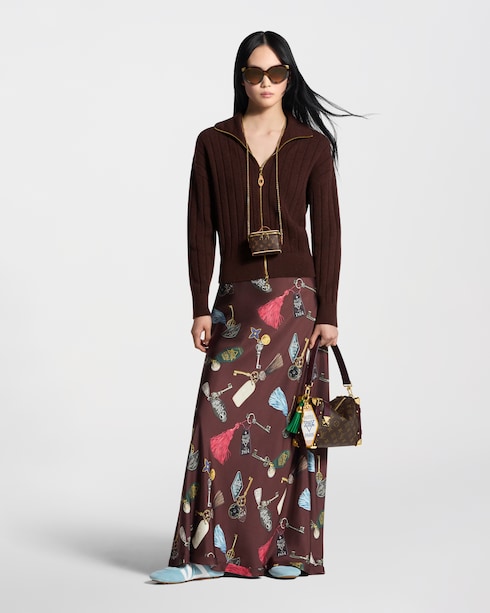 Getaway Print Maxi Skirt in Women's Ready-to-Wear Skirts and Shorts collections by Louis Vuitton