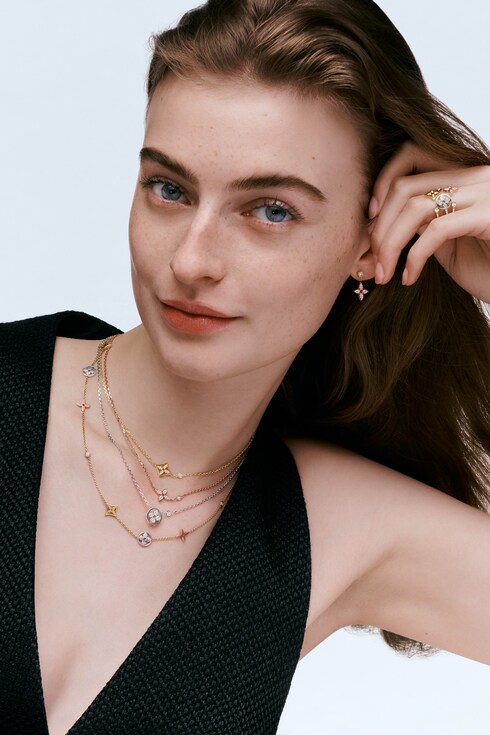 Idylle Blossom Paved Ring, 3 Golds And Diamonds in Jewellery's Categories All Fine Jewellery collections by Louis Vuitton
