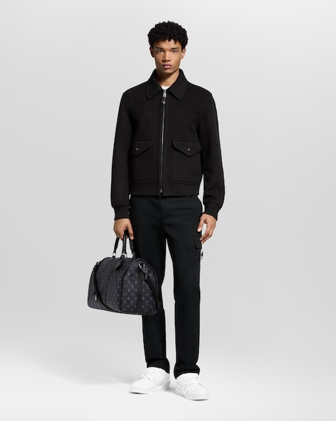 Keepall Bandoulière 45 Monogram Eclipse Canvas in Trunks, Travel and Home's Travel Bags and Rolling Luggage Travel Personalisation collections by Louis Vuitton