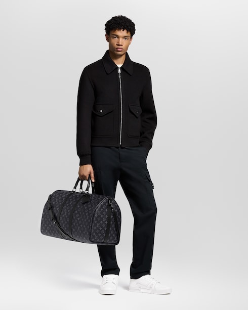 Keepall Bandoulière 55 Monogram Eclipse in Trunks, Travel and Home's Travel Bags and Rolling Luggage Personalisasi collections by Louis Vuitton