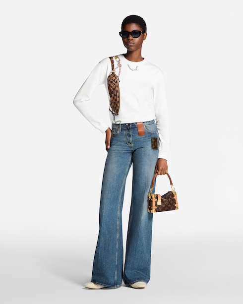 Keepit Print Long-Sleeved T-Shirt in Women's Ready-to-Wear Tops collections by Louis Vuitton