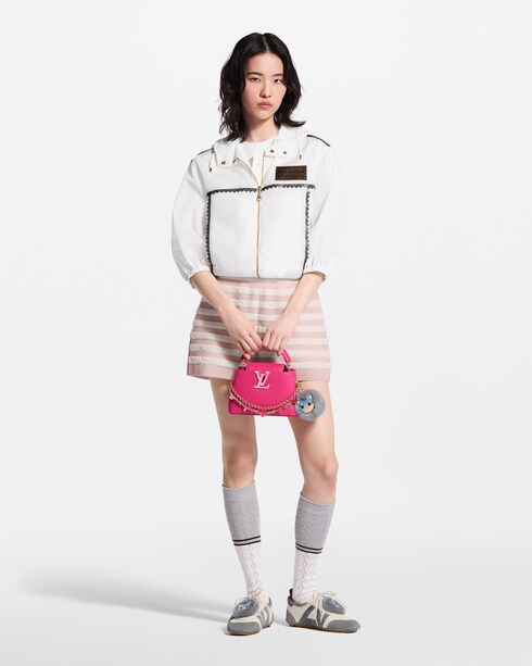 Lace Trim Hooded Parka in Women's Ready to Wear Coats and Jackets collections by Louis Vuitton