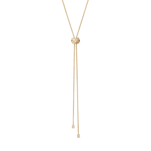 Le Damier de Louis Vuitton Long Pendant, Yellow Gold and Diamonds in Jewelry's Categories Necklaces and Pendants collections by Louis Vuitton (Product zoom)