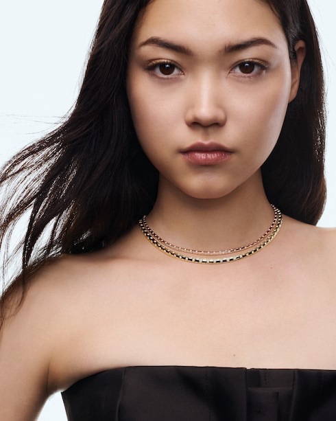 Le Damier de Louis Vuitton Medium Necklace, Yellow Gold and Diamonds - Short in Perhiasan's Kategori Kalung dan Liontin collections by Louis Vuitton