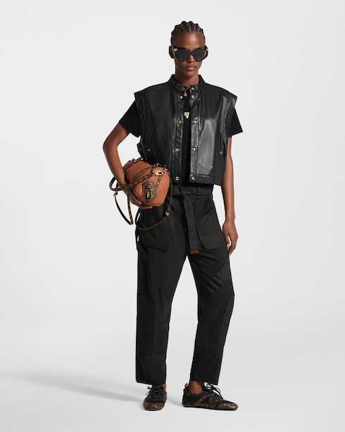 Leather and Nylon Gilet in Women's Ready-to-Wear Coats and Jackets collections by Louis Vuitton