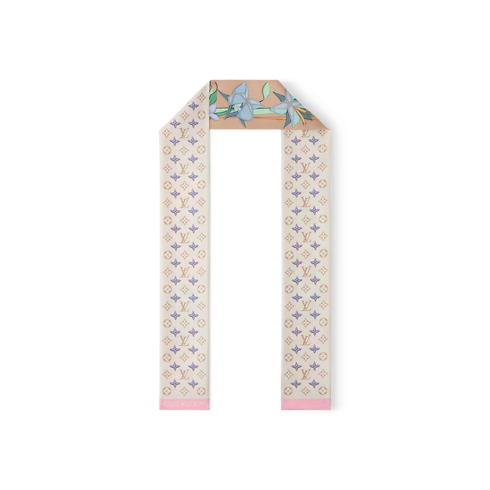 Leather Flowers Bandeau S00 in Women's Accessories Silk Squares and Bandeaus collections by Louis Vuitton (Product zoom)