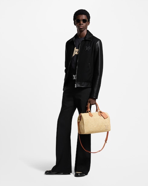 Leather Mix Blouson in Les Extraordinaires's High-End Ready-to-Wear } collections by Louis Vuitton