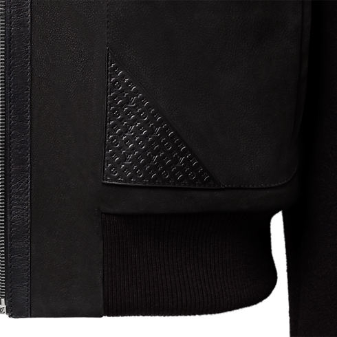Leather Mix Blouson in Men's New In Men } collections by Louis Vuitton (Product zoom)