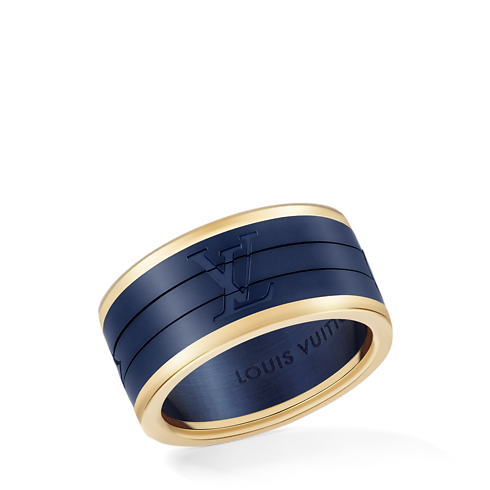 Les Gastons Vuitton Puzzle Ring, Yellow Gold and Titanium in Jewelry's Categories Rings collections by Louis Vuitton (Product zoom)
