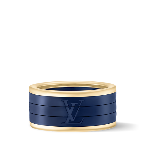 Les Gastons Vuitton Puzzle Ring, Yellow Gold and Titanium in Jewelry's Categories Rings collections by Louis Vuitton (Product zoom)